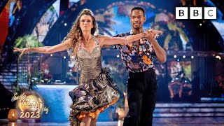 Annabel Croft and Johannes Radebe Samba to Wherever Whenever by Shakira ✨ BBC Strictly 2023 [upl. by Uel414]