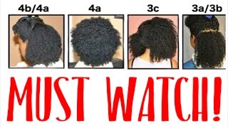 EVERYTHING YOU NEED TO KNOW ABOUT NATURAL HAIR  curl pattern porosity density [upl. by Hammer]