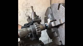 How to rebuild broken input shaft of gearbox with amazing technique [upl. by Anitneuq]