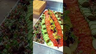 Gravlax de Saumon Salmon Gravlax eating eatingshow kitchen salad love happy [upl. by Irbua321]