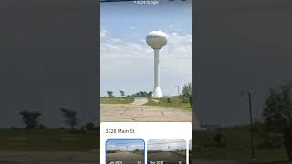 Rip deckerville water tower😭😭😭 googlemaps [upl. by Anelrats]