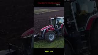 Nouveau Tracteur Agricole MASSEY FERGUSON MF 8S 2023  New Massey Ferguson MF 8S Plowing [upl. by Ayalahs]