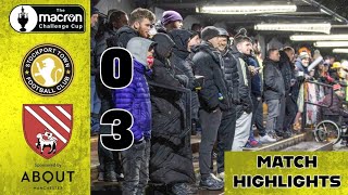 Match Highlights  Stockport Town Vs Droylsden FC  The Macron Cup 2nd Round  18112024 [upl. by Lleral201]