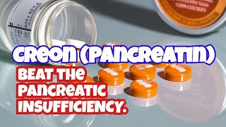 Creon pancreatin tablets for pancreatic insufficiency use dosage side effects precautions [upl. by Anayek]