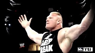 WWE Brock Lesnar SummerSlam Return Titantron Entrance Video 2015 [upl. by Ysdnil84]