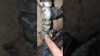 Main water valve leaking [upl. by Aroda]