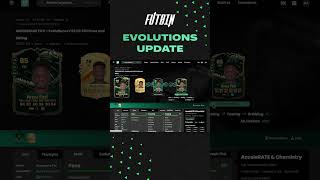 FUTBIN 🤝 Evolutions Player Pages 🧬 [upl. by Collier]