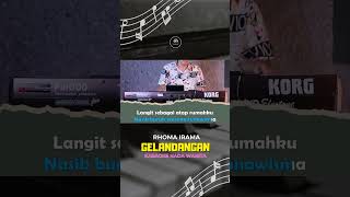 GELANDANGAN  Karaoke Nada Wanita  RHOMA IRAMA  shorts dangdutkaraoke [upl. by Eirrehc]