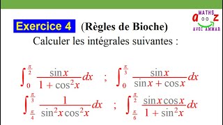 Exercice corrigé Calcul dintégrales Règles de Bioche [upl. by Akienaj]