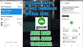 PENGALAMAN PERTAMA DAPAT BONUS TAMBAHAN SORE  GOCAR JOGJA [upl. by Aremmat765]