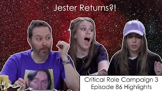 Jester Returns  Critical Role Episode 86 Highlights and Funny Moments [upl. by Teresita97]