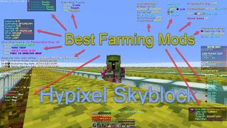 Best Farming Mods for Hypixel Skyblock [upl. by Yesnik]