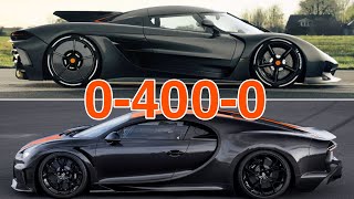 04000 BUGATTI Chiron Super Sport 300 Vs KOENIGSEGG Jesko AbsoluteCinematic [upl. by Teragramyram]