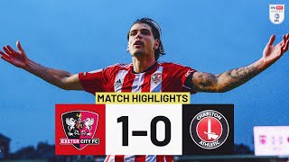 HIGHLIGHTS Exeter City 1 Charlton Athletic 0 91124 EFL Sky Bet League One [upl. by Shina787]