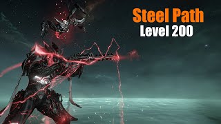 Warframe Steel Path Solo Survival 1h  Ivara Prime amp AMPREX [upl. by Hsakiv571]