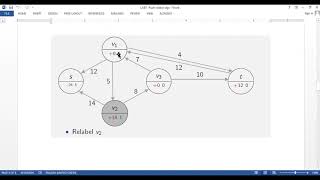 COMP337 LAB7 Push relabel algo  Midterm Solution [upl. by Issak]