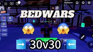 The most intense 30v30 in roblox bedwars [upl. by Castillo]