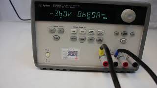 Agilent E3648A DC Power Supply Output 1 unregulated issue [upl. by Hooper865]