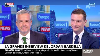 « Ce budget fait les poches de la France du travail  »  Jordan Bardella sur CNEWS [upl. by Einahpetse178]