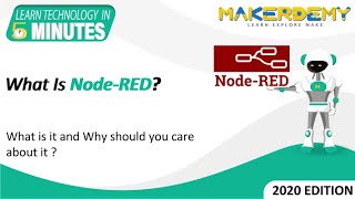 What is NodeRED 2020  Learn Technology in 5 Minutes [upl. by Adyeren76]