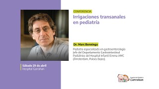 Conferencia Irrigaciones transanales Dr Marc Benninga [upl. by Fay]