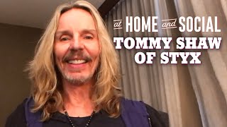 Styxs Tommy Shaw on New Tour  At Home and Social [upl. by Ahseekan]