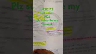 UPSC IAS exam test series 2025 iasadda247 [upl. by Atat327]