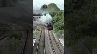 Mayflower steam on the mainline at Filton [upl. by Atorod]