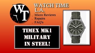 The Winner  The Timex MK1 Military in Steel  Model TW2R68100VQ [upl. by Annawyt]