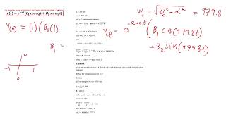 Underdamped and critically dampedCh 8 part 2 [upl. by Adiela]