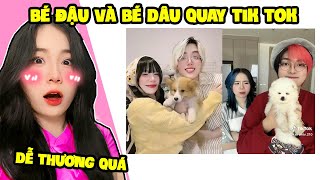 SAMMY REACTION TIKTOK BÉ ĐẬU VÀ BÉ DÂU TRONG GIA ĐÌNH PHONG SAM VÀ SIMMY KARON [upl. by Pryce]