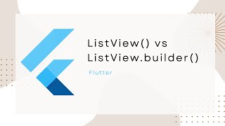 ListView vs ListViewbuilder  Flutter [upl. by Vastha]