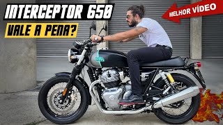 🚨 INTERCEPTOR 650 ROYAL ENFIELD Vale a Pena PREÇO CONSUMO DEFEITOS TOP SPEED RONCO TESTE RIDE [upl. by Alemak]