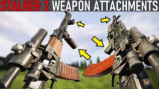 STALKER 2  All Weapon Attachments  Mounting Animations [upl. by Wiburg]