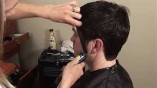 HOW TO CUT Mens Medium  Long Hair with Scissors  Hair Tutorial [upl. by Bevan]