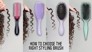 Comparing the Best Styling Brushes for Curly Hair [upl. by Borchert6]