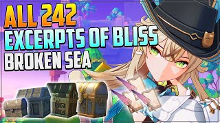 Guide to ALL Excerpts of Bliss amp Chests in Simulanka  Broken Sea  Genshin Impact 48 [upl. by Wsan999]