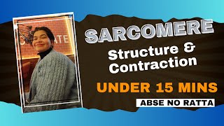 SARCOMERE Structure amp Contraction Made Easy  Skeletal System – PART 1 [upl. by Ynotna]