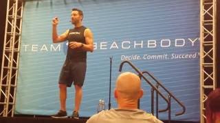 Tony Horton shares his story at P90X certification during Beachbody Summit 2016 [upl. by Neill]