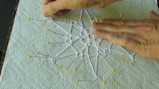 HOW TO STARCH YOUR CROCHETED SNOWFLAKE [upl. by Eanod]