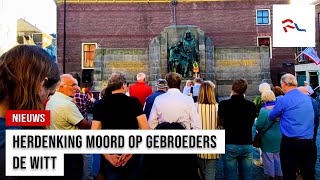 Herdenking moord op gebroeders De Witt 350 jaar geleden [upl. by Ardnama937]