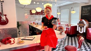 ASMR 1950s Diner Roleplay ❤️‍🔥🍔🎙️ Immersive POV Experience [upl. by Griff879]