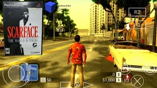 Scarface Ps2 Gameplay on Aether Sx2 Emulator [upl. by Ahseem486]