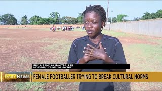 South Sudan’s Filda Bandas Breaking barriers as a female footballer [upl. by Einapets]