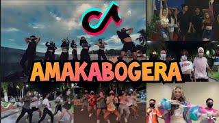 Amakabogera dance group challenge Tiktok compilation TikTok Mo [upl. by Gwenore]