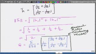 Lecture 13 MaximalRatio Combining [upl. by Ditzel510]