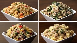 Cauliflower Fried Rice 4 Ways [upl. by Yesak524]