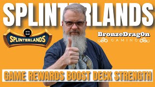 Splinterlands Game Rewards Boost Deck Strength [upl. by Aicineohp596]