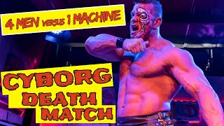 MUSCLE Cyborg against 4 Jobbers Brian Cage Ring of Honor Lucha Underground Full Match AEW [upl. by Corotto]