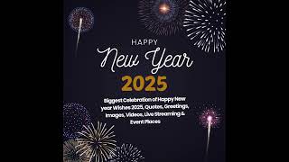 Happy New Year Wishes 2025  New Year 2025  Wishforbes [upl. by Hamrah]